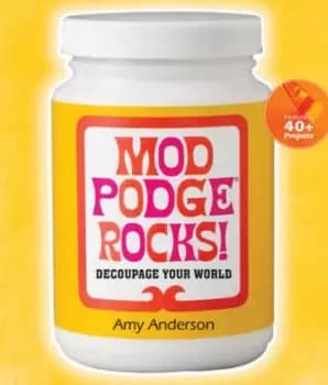 Mod podge rocks by Amy Anderson