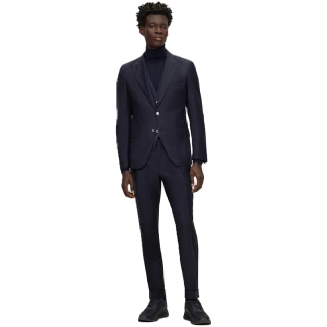 Boss Mens C Huge Peak Suits Blue male 34 (44)