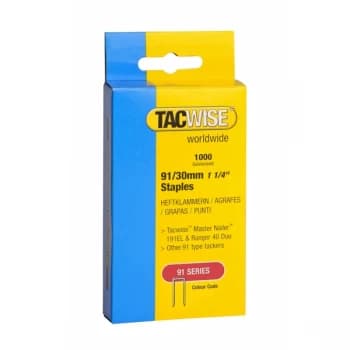 Tacwise Tacker Staples (91) 30mm