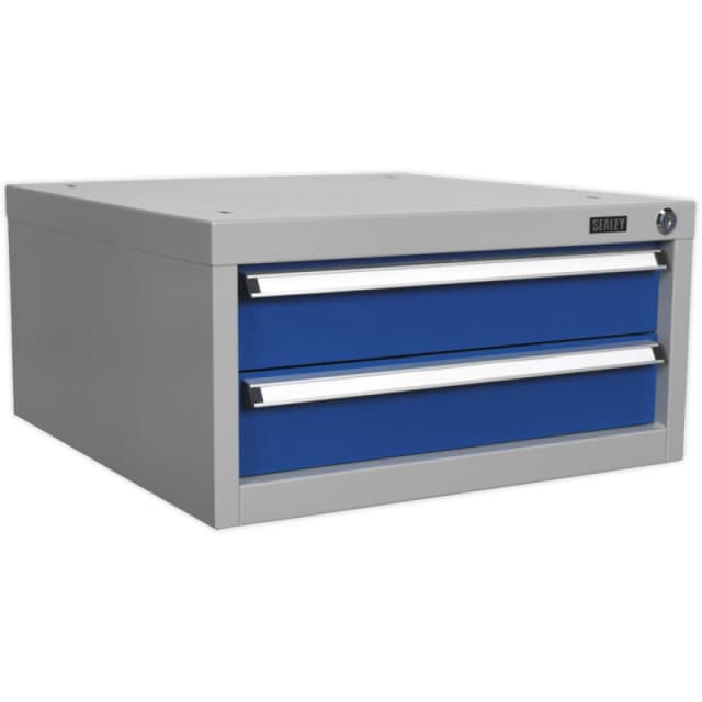 Loops Double Drawer Unit - Suits ys02557 ys02560 & ys02562 Industrial Workbenches Multi