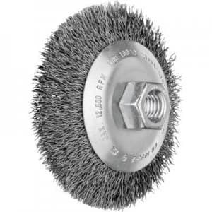 PFERD HORSE conical brush unzopft 100 x 22mm wire thickness 0.35mm With thread M14 43316001