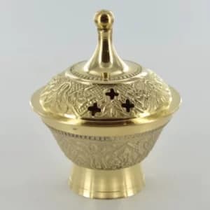 Brass Silver Plated Burner 8cm