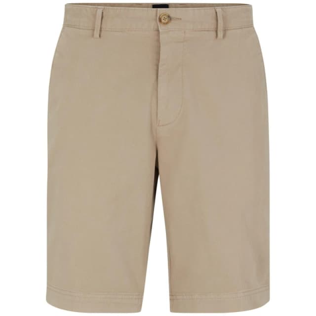 Boss Mens Slice Chino Shorts Open Beige male 28W R