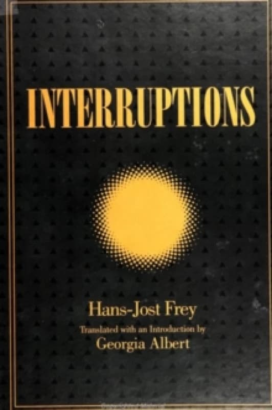 Interruptions. Paperback. By HansJost Frey Books