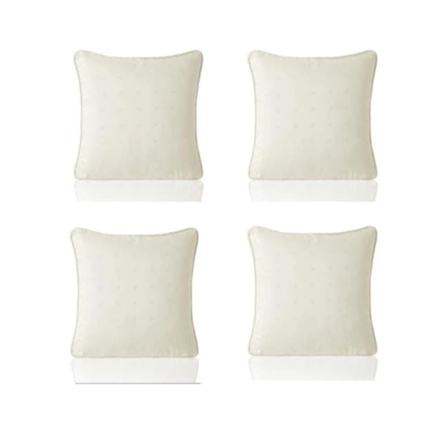 Alan Symonds Semi Plain Dobby Square Geometric Woven Jacquard C Cream unisex 45x45cm