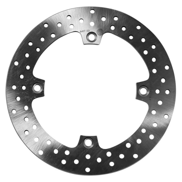BREMBO 68B407E3 Brake disc PRIME - Serie-Oro - Fixed Disc Rear, Perforated Brake Disc (82)