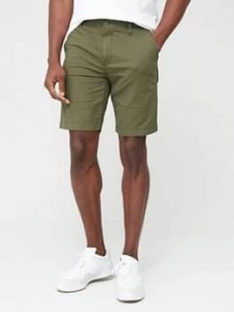 Levis Standard Taper Fit Chino Shorts - Bunker Olive