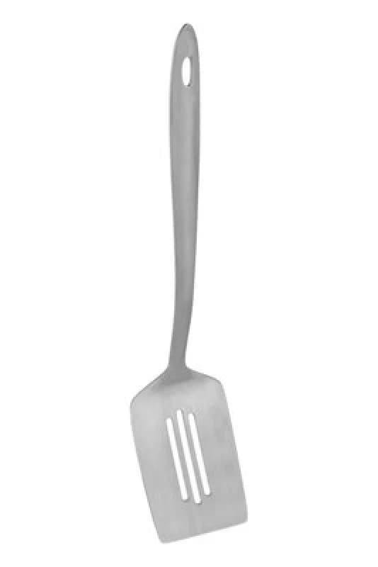Premier Housewares Hera Brushed Finish Slotted Turner Silver