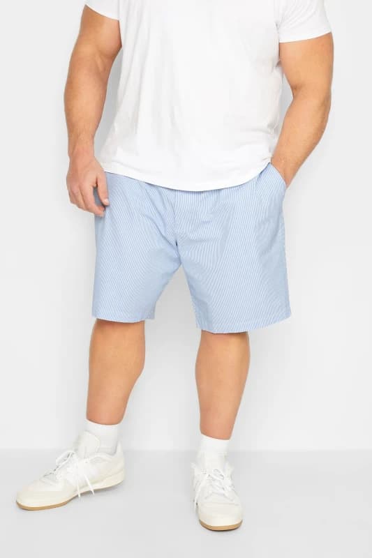 BadRhino BadRhino Men Chino Shorts in Blue Size: 42R Blue 42R Male 5063110344384