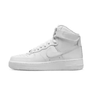 Nike Air Force 1 High Womens, White/White-White-White, size: 3, Female, Trainers, DD9624-100