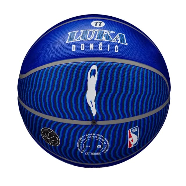 Wilson NBA Player Icon Basketball Adults - Blue Blue L
