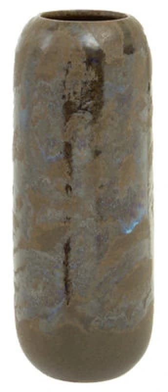 Premier Housewares Brown Vase, Boho Chic Decorative Vase, Modern and Contemporary Stoneware Tall Vase, Large Vase for Homes Brown