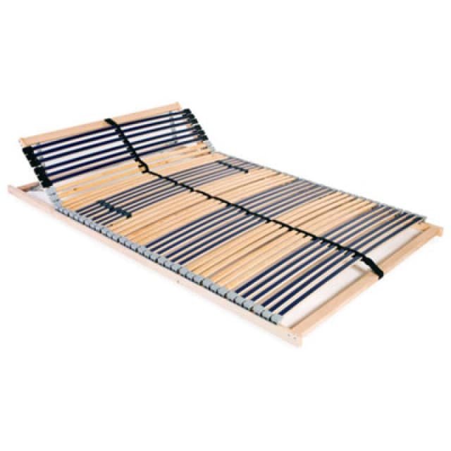 Vidaxl Slatted Bed Base Without Mattress With 42 Slats 7 Zones 100X200 Cm