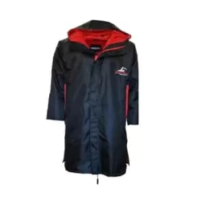 SwimTech Parka Robe Black/Red XSmall