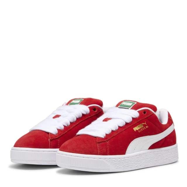 Puma Suede XL Jr Low-Top Trainers Boys - Red Red 3