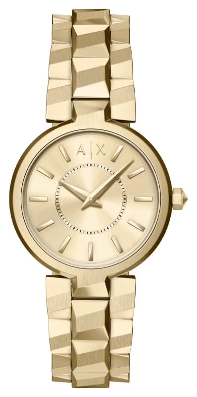 Armani Exchange AX4407 Two-Hand Quartz (34mm) Gold Sunray Watch