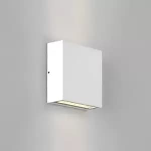 Elis LED Outdoor Wall Light Textured White IP54