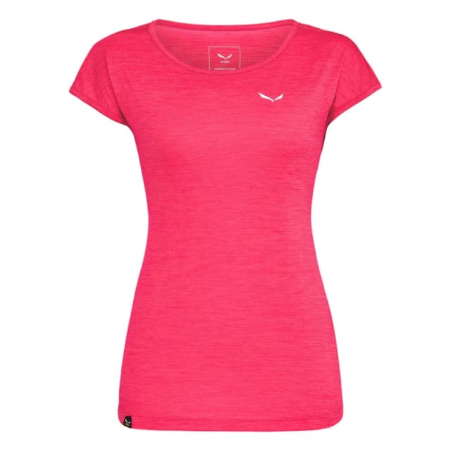 Salewa Puez Melange Dry T-Shirt Womens - Red Red 8