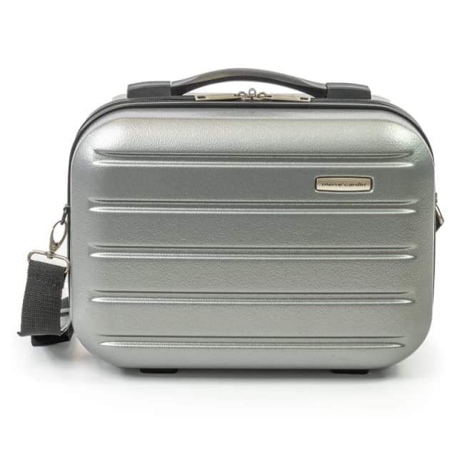 Pierre Cardin Voyager Hard Shell Cabin Case Flight Bag Luggage Charcoal unisex VanityCase