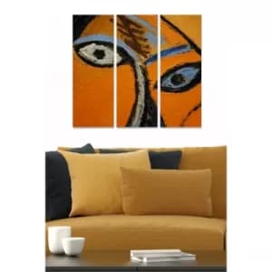 MDFPP10223 Multicolor Decorative MDF Painting (3 Pieces)