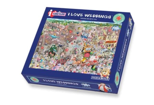 Mike Jupp Mike Jupp I Love Weddings 1000 Piece Jigsaw Puzzle