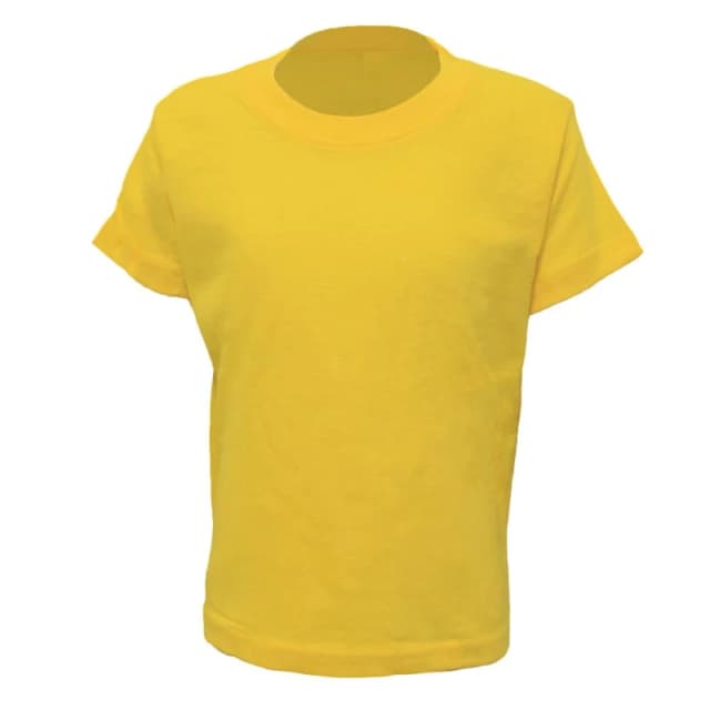 Casual Classics Casual Classic Ringspun Tee 5-6 Years in Yellow Yellow Unisex 5-6 Years
