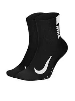 Nike Multiplier Running Socks - Black Size M Men