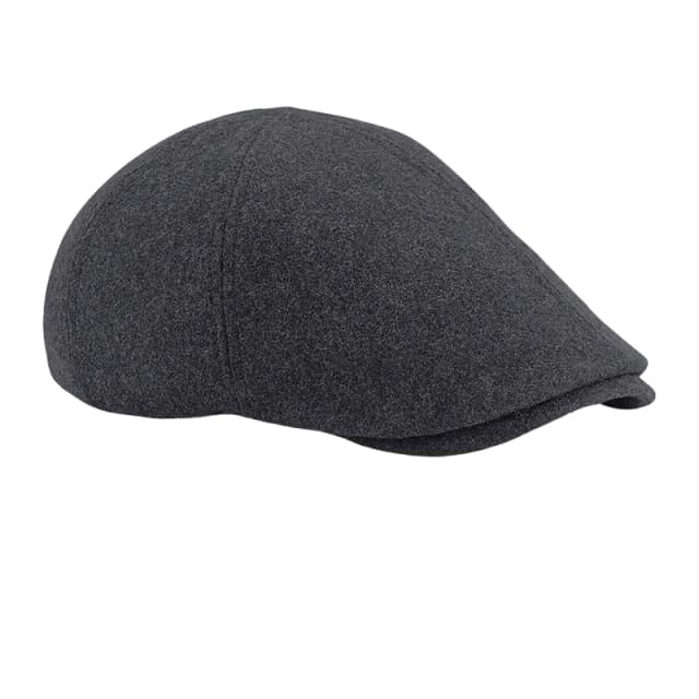 Beechfield Womens Ivy Melton Wool Cap in Charcoal Charcoal Female One Size