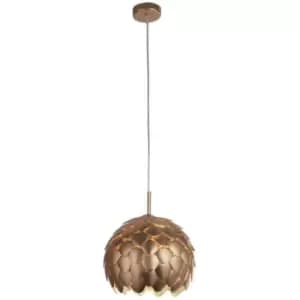 Searchlight ARTICHOKE - 1 Light Dome Ceiling Pendant - Metalic Copper
