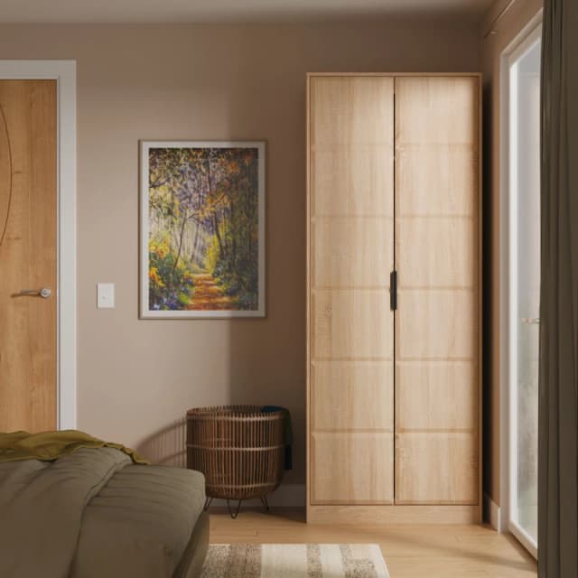 Welcome Furniture Welcome Furniutre New York 2 Door Robe - Ready Assembled NYC080BOBO