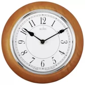 Acctim Newton Wooden Wall Clock - Light Wood