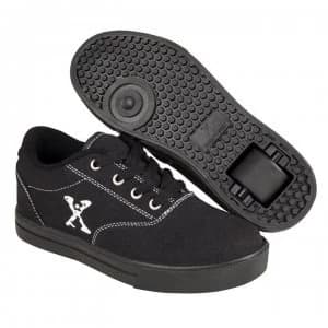 Sidewalk Sport Canvas Childrens Skate Shoes - Black