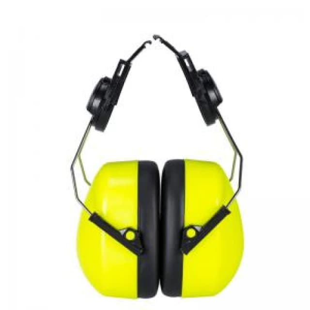 Portwest High Vis Clip On Ear Defenders for Endurance Helmets PS47YER Colour: Yellow