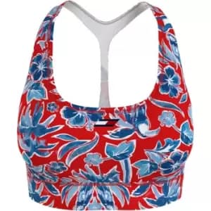 Tommy Sport Mid Intensity Floral Aop Bra - Multi
