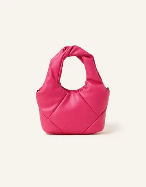 Accessorize Mini Puff Handheld Bag Pink