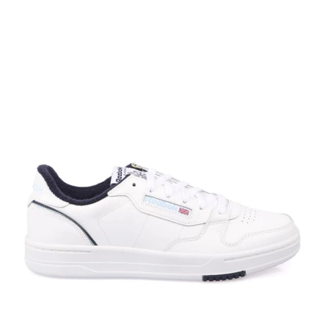 Reebok Phase Court Trainers White Navy male UK 4