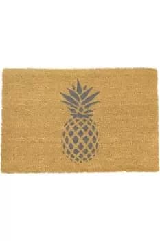 Pineapple Grey Doormat - Regular 60x40cm
