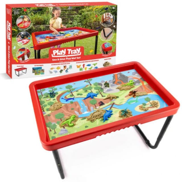 Play tray Play Tray Sea and Dino Play Mat Set