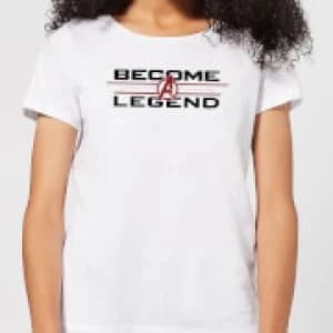 Avengers Endgame Become A Legend Womens T-Shirt - White