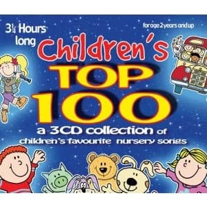 Childrens Top 100 Childrens Favourite Nursery Songs CD-Audio 2014