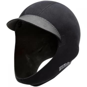 Gul 3MM Metalite Peaked Surf Cap - BLACK