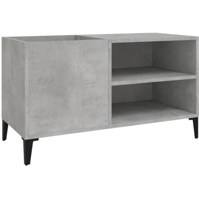 VIDAXL Record Cabinet Concrete Grey 84.5x38x48cm Engineered Wood Vidaxl 8720845878597