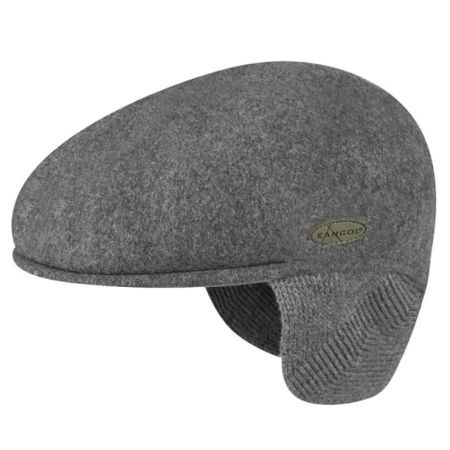 Kangol Beret Kangol Wool 504 Earlap Gris Unisex S