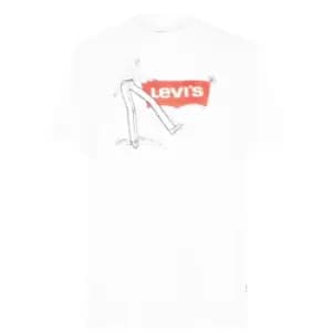 Levis Graphic Jet T Shirt - White