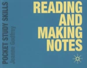 Reading and Making Notes by Jeanne Godfrey Paperback