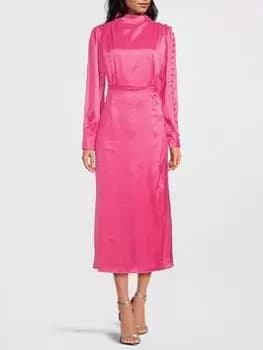 Olivia Rubin Arabella Long Sleeve Dress - Pink