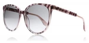 Jimmy Choo Reece Sunglasses Striped Glitter / Red LX9 55mm