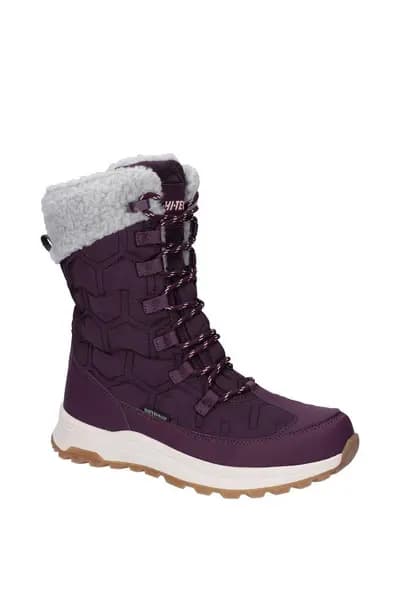 Hi Tec Womens Sophia Padded Winter Boots UK Size 8 (EU 42) Italian Plum/Sepia Rose HIT086-PLUROS-8