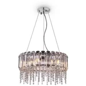 Maytoni Hail Neoclassic Pendant Ceiling Light Chrome