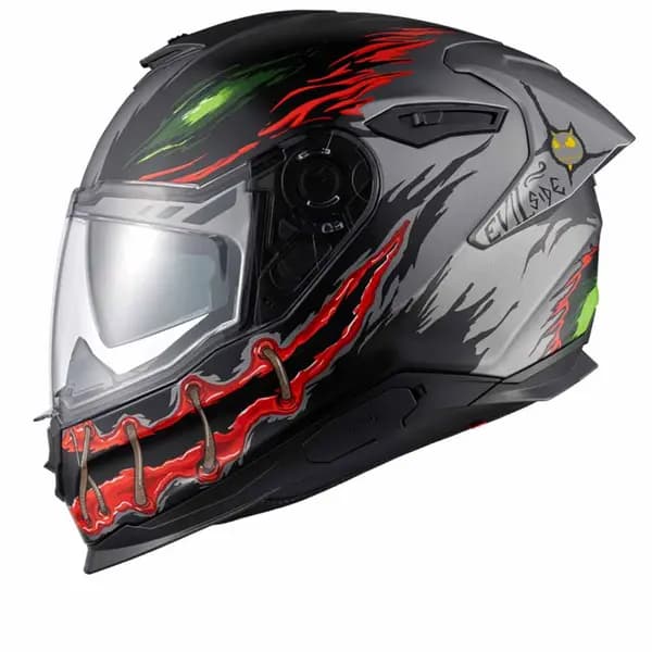 Nexx Y.100R Night Rider Titanium Matt Full Face Helmet Size S